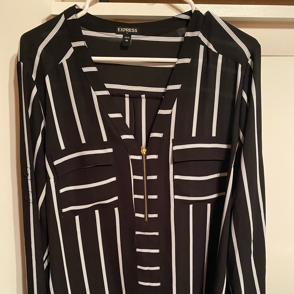 Express Roll Tab Blouse